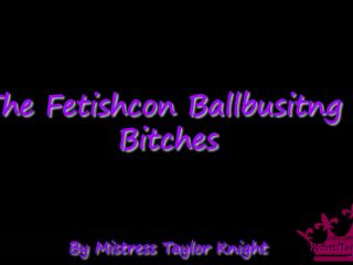 Mistress Taylor Knights Empire - Ballbusting Bitches Of Fetcon Teach Mr D A Lesson
