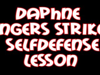 Fightingdream video store - Daphne fingers strikes selfdefense lesson