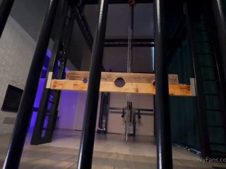 Miss Evilia and Tuhmaa Sokeria - Cage Teasing Kicking Spitting Boots Pov